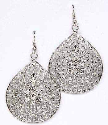 Large Teardrop Earring